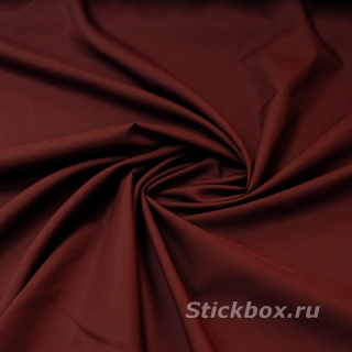 Ткань Габардин 160 г/м.кв., цвет Бордовый, на отрез