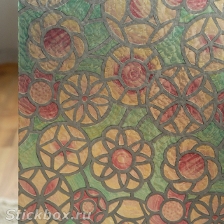 от2808554, Alkor, цветная витражная пленка с клеевым слоем, Chartres, на отрез