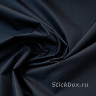 Ткань Рип-стоп, Оксфорд 300D PU 1000, цвет Темно-синий, на отрез