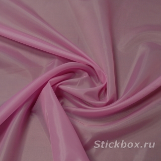 Ткань подкладочная Таффета 190T, цвет Розовый, на отрез