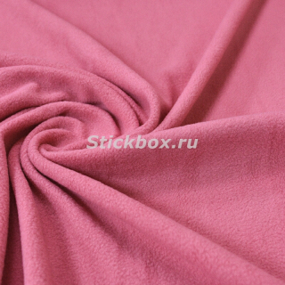 Ткань Флис подкладочный, односторонний, 180 г/м.кв., розовые кораллы, на отрез