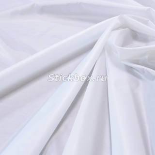 Ткань подкладочная ветрозащитная Таффета 290T, цвет Белый, на отрез