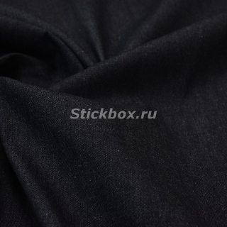 Ткань джинсовая, цвет Черный