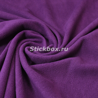 Ткань Флис подкладочный, односторонний, 180 г/м.кв., светло-фиолетовый, на отрез
