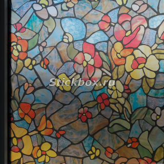 от200-3006, d-c-fix, цветная витражная пленка с клеевым слоем, Venetian Garden, на отрез