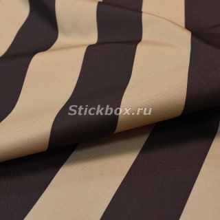 Полосы бежевые-коричневые, ткань Оксфорд 600D PU 1000, на отрез
