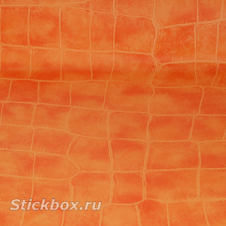 от210-0055, d-c-fix, Искусственная кожа на самоклеящейся основе, крокодил, оранжевая, на отрез