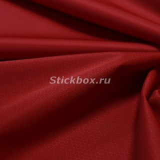 Ткань Рип-стоп Соты (Honeycomb), Оксфорд 420D PU 2000, цвет Красный, на отрез