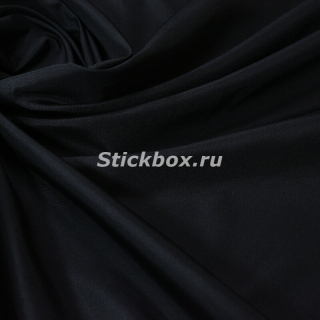 Ткань подкладочная Poly Ponge, цвет Черный, на отрез