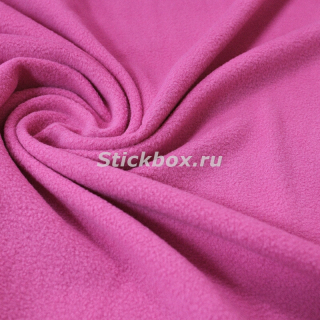 Ткань Флис подкладочный, односторонний, 180 г/м.кв., розовый (pink fruit), на отрез