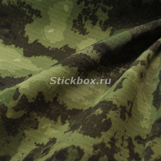 Ткань камуфляжная, ТиСи 190 гр.м.кв, Рип-Стоп, DSN 345.064, на отрез