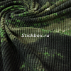 Ткань Флис подкладочный, односторонний, 180 г/м.кв., рип-стоп 2*2мм, Attack зеленый, на отрез