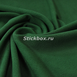 Ткань Флис подкладочный, односторонний, 180 г/м.кв., зеленый, на отрез