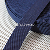 30мм, стропа текстильная (лента ременная), OS, цвет темно-синий 227, в отрез