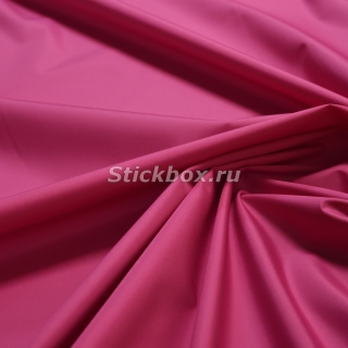 Ткань Дьюспо 240T WR PU Milky, цвет Ярко-розовый Azalea Pink, на отрез